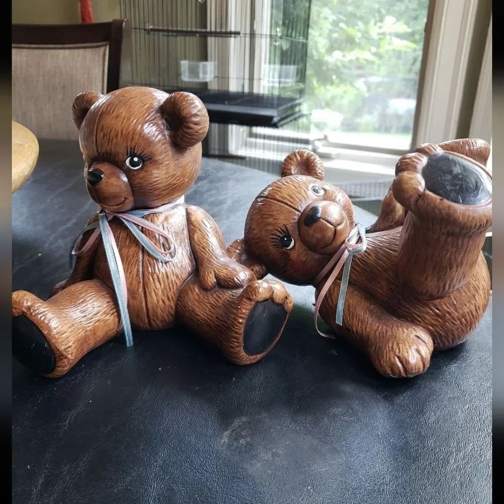 Old Ceramic Bears (2) - Picture 2 of 5